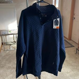 Eddie Bauer men’s quilted quarter snap. Size XXL.
